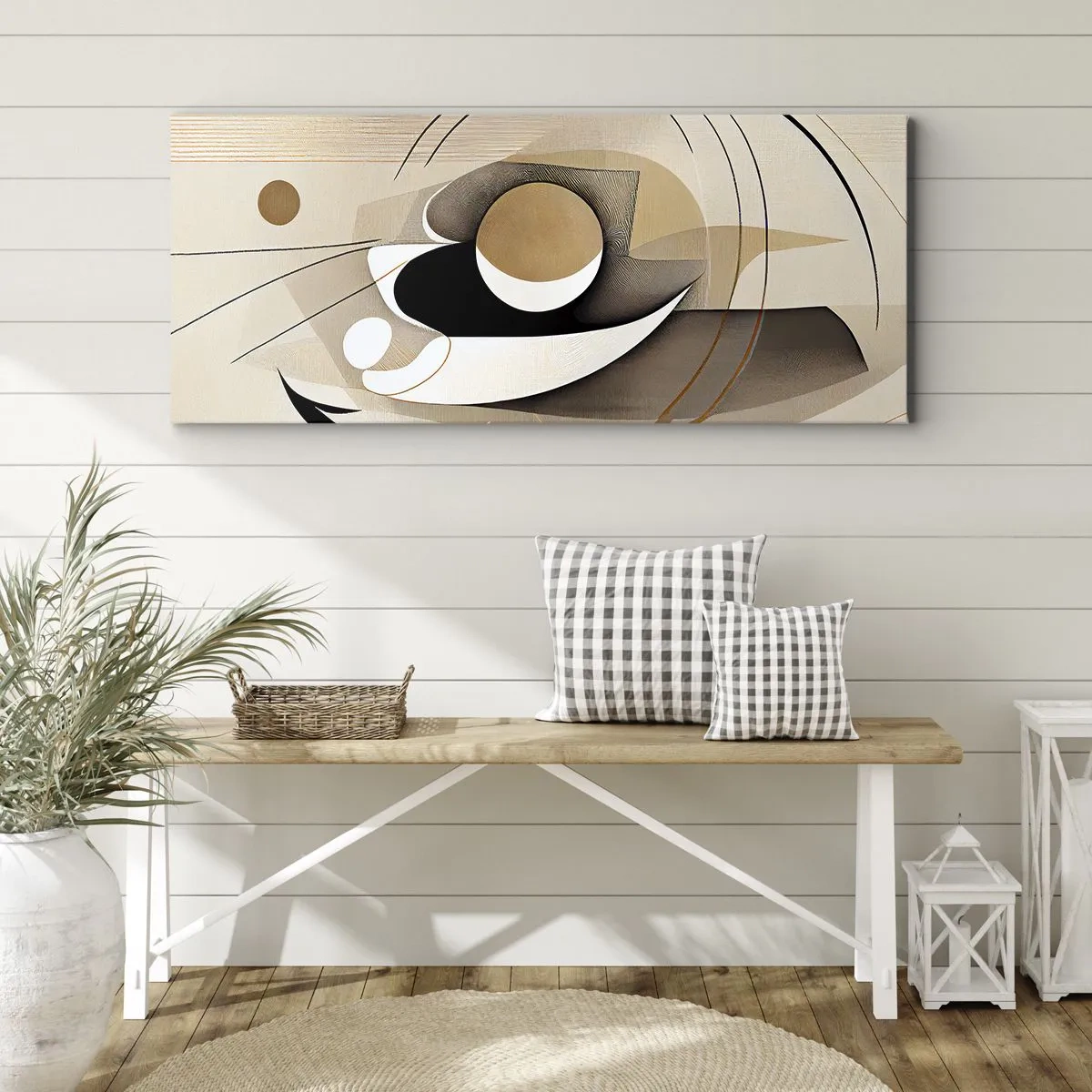 Impression sur toile - Image sur toile - Composition : l'essence des choses - 100x40 cm