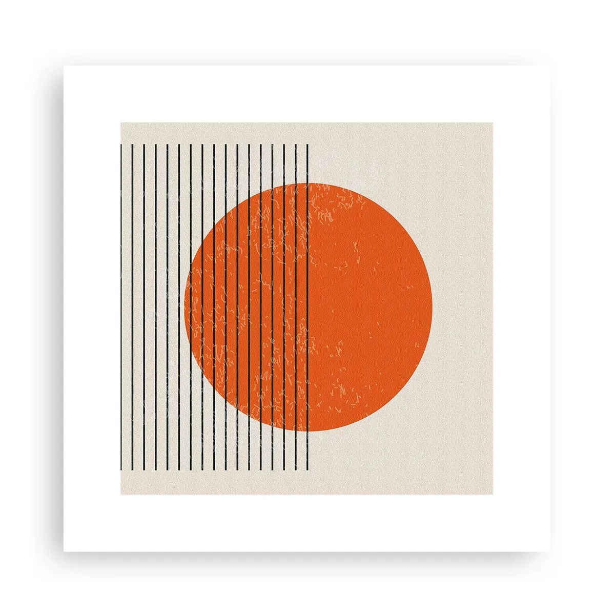 Affiche - Poster - Toujours le soleil - 30x30 cm