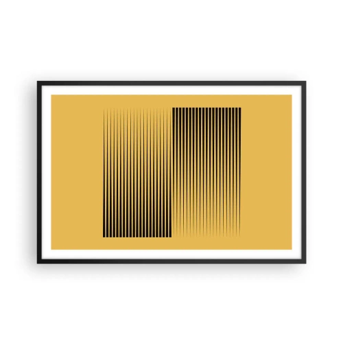 Affiche dans un cadre noir - Poster - Cadre opposé - 91x61 cm