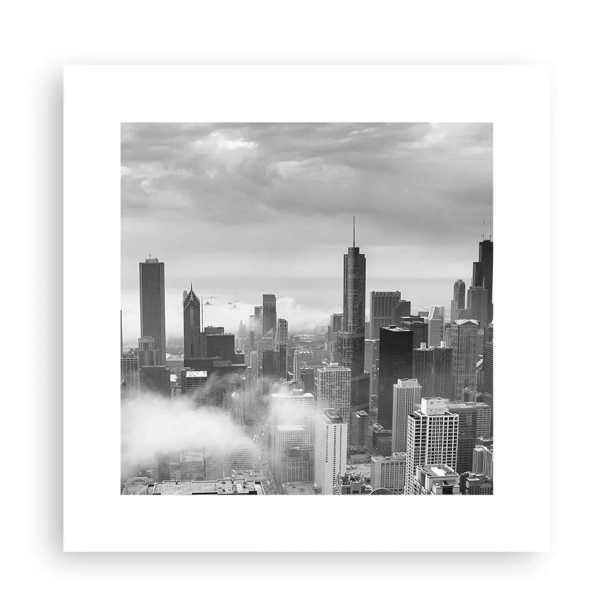 Affiche - Poster - Paysage américain - 30x30 cm