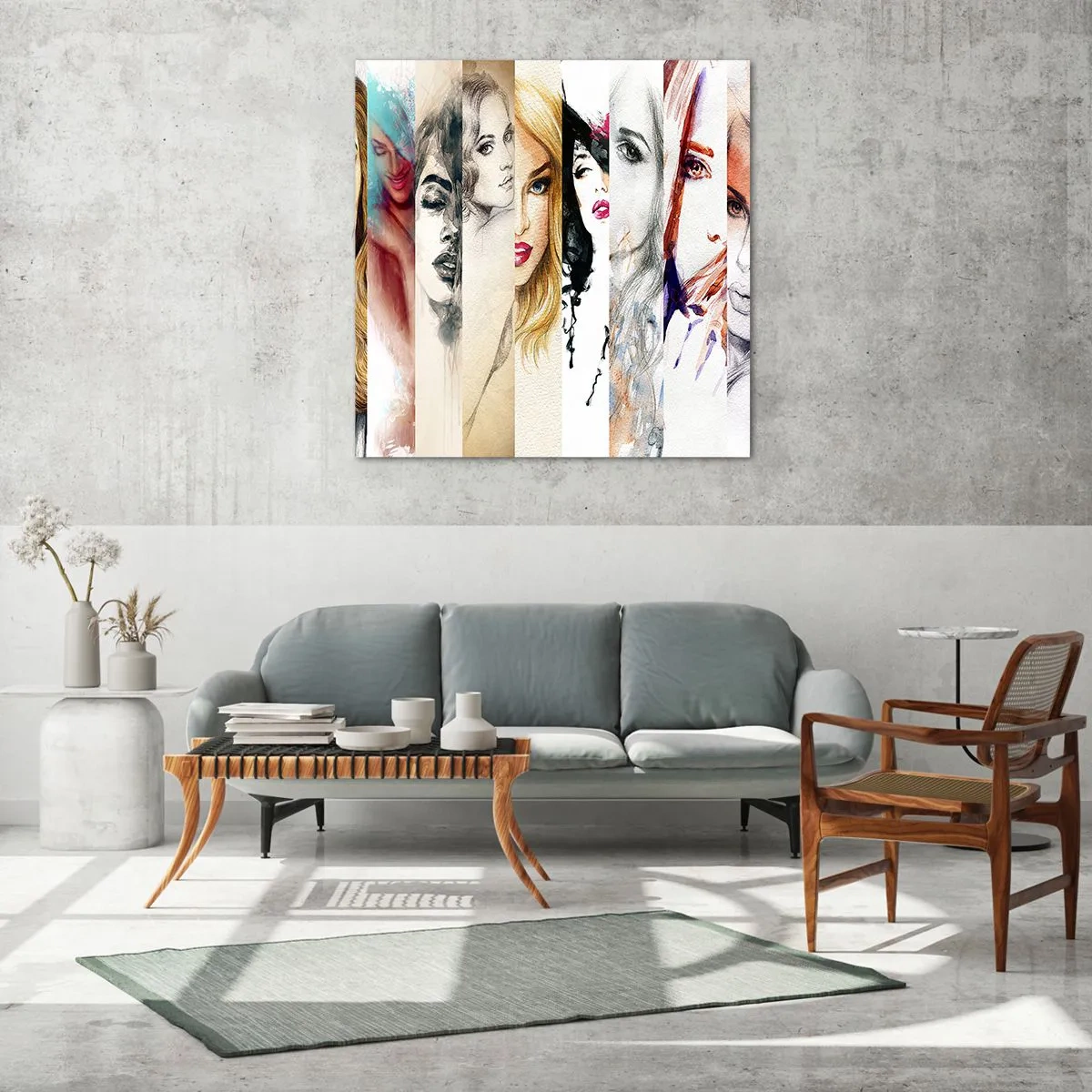 Impression sur verre - Image sur verre - Et c'est toujours TOI - 40x40 cm