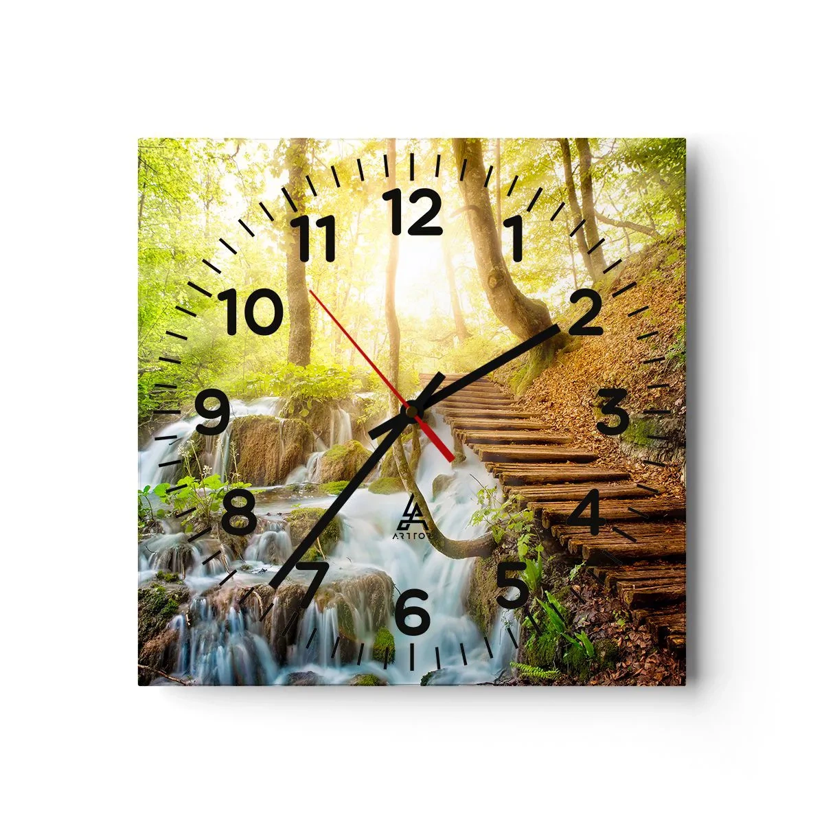 Horloge murale - Pendule murale - Une fraîcheur tant désirée - 30x30 cm