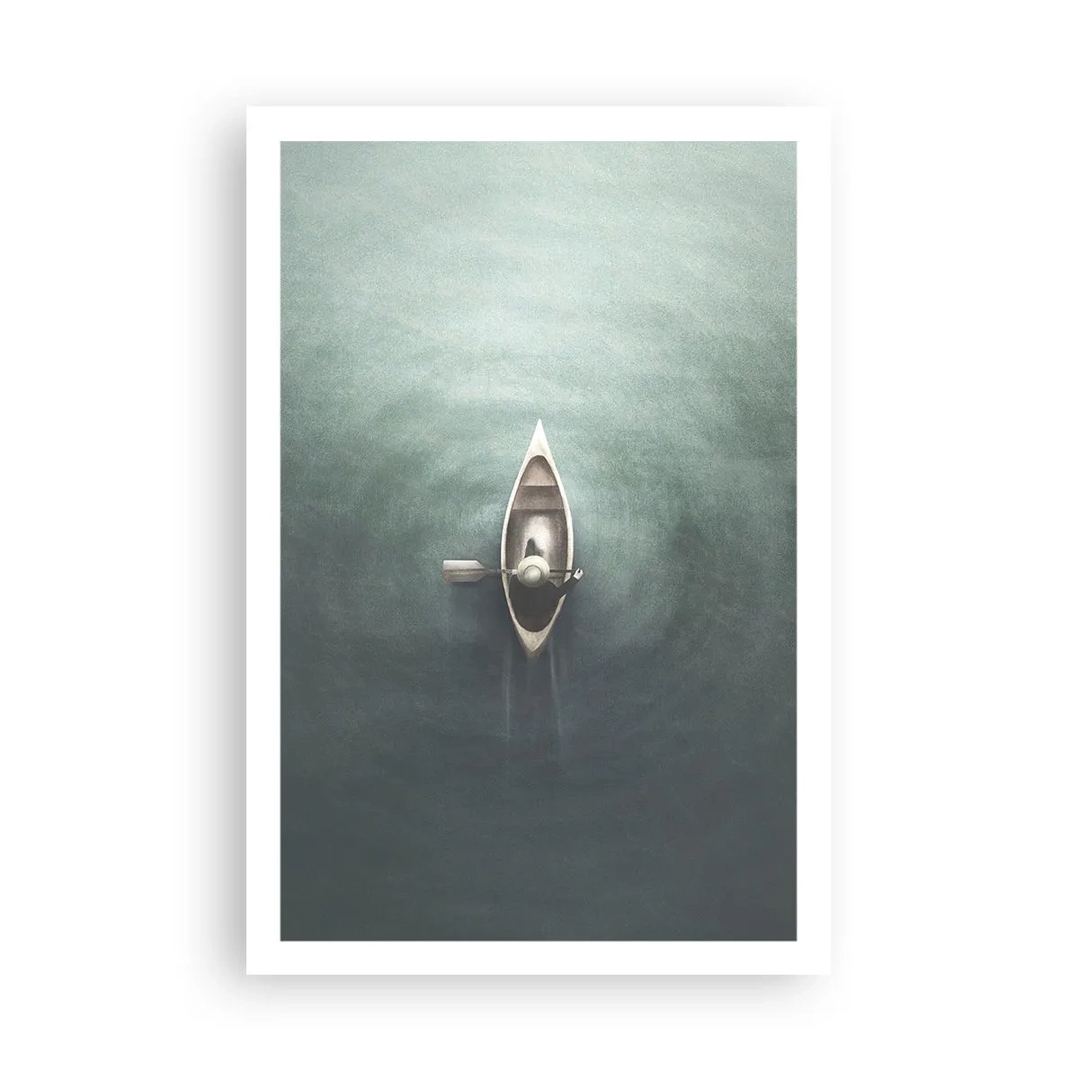 Affiche - Poster - À travers le lac de la lune - 61x91 cm