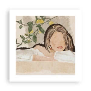 Affiche - Poster - La beauté du sud - 40x40 cm