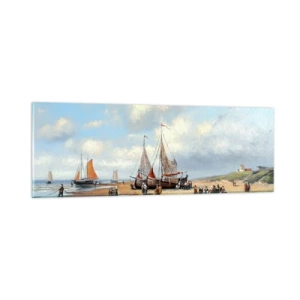 Impression sur verre - Image sur verre - Après une capture réussie - 90x30 cm