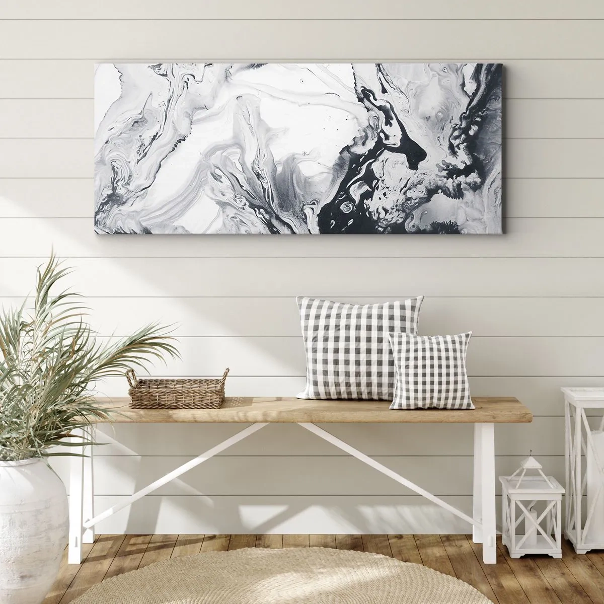 Impression sur toile - Image sur toile - Au centre de la Terre - 100x40 cm