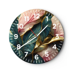 Horloge murale - Pendule murale - Élégance et style naturels - 30x30 cm