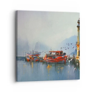 Impression sur toile - Image sur toile - Na końcu świata - 30x30 cm