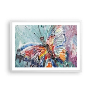 Affiche dans un cadre blanc - Poster - Peint par nature - 70x50 cm
