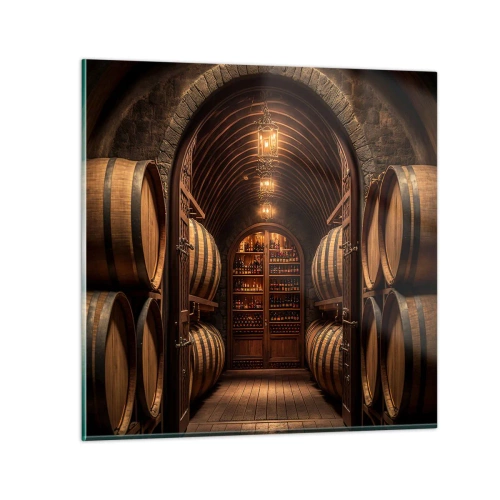 Impression sur verre - Image sur verre - Cave climatisée - 40x40 cm