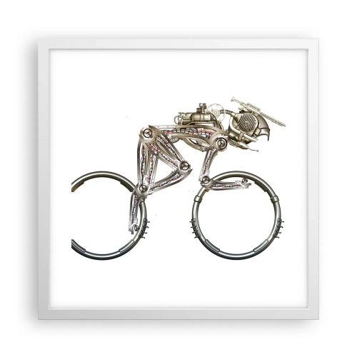 Affiche dans un cadre blanc - Poster - Machine exceptionnelle - 40x40 cm