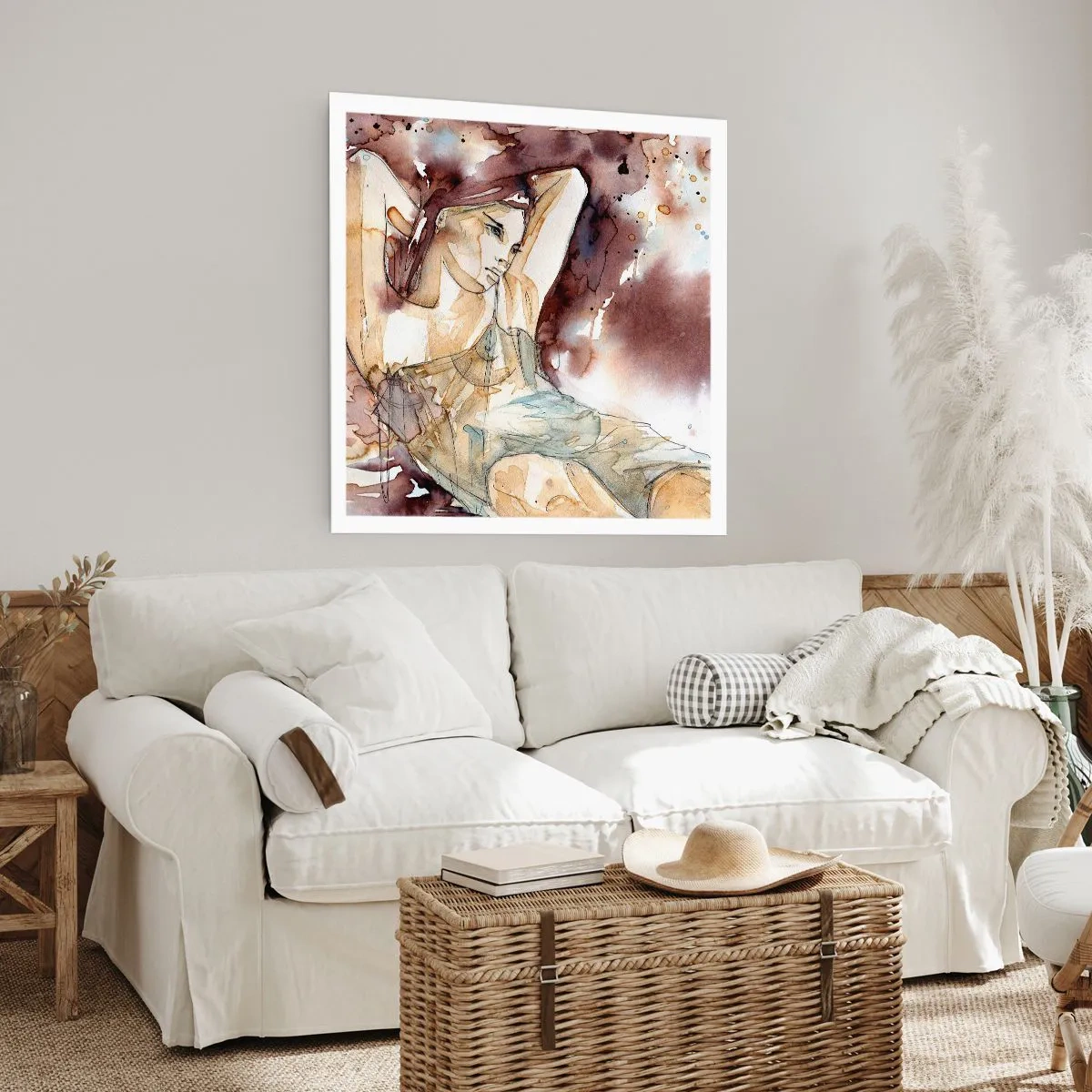 Affiche - Poster - D'humeur lilas - 40x40 cm