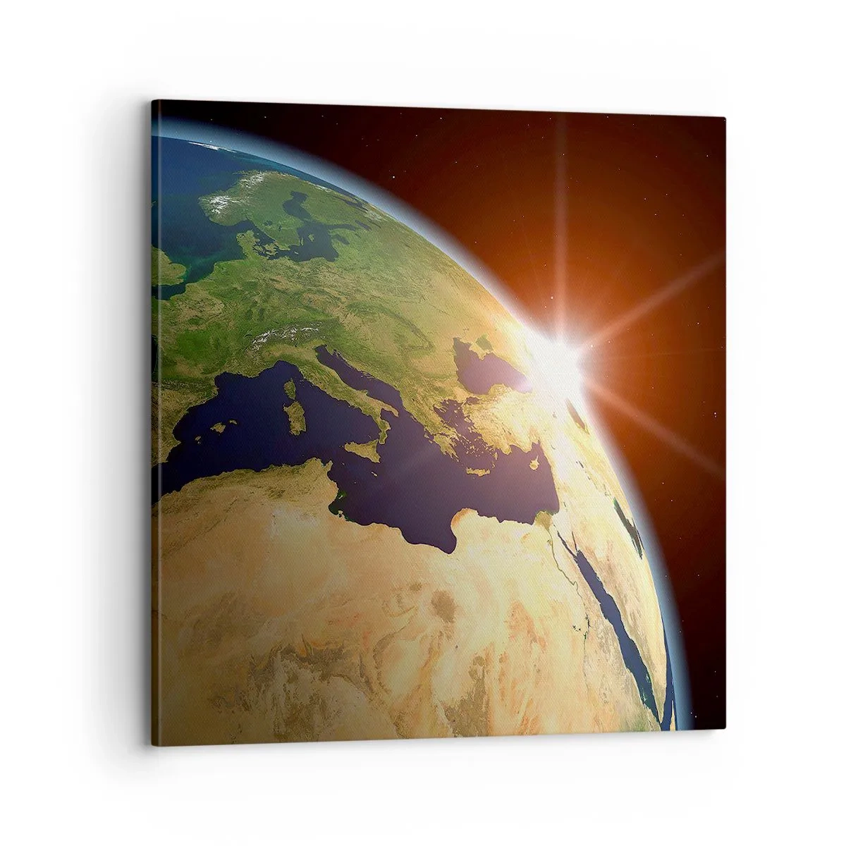 Impression sur toile - Image sur toile - Lever de soleil - 70x70 cm