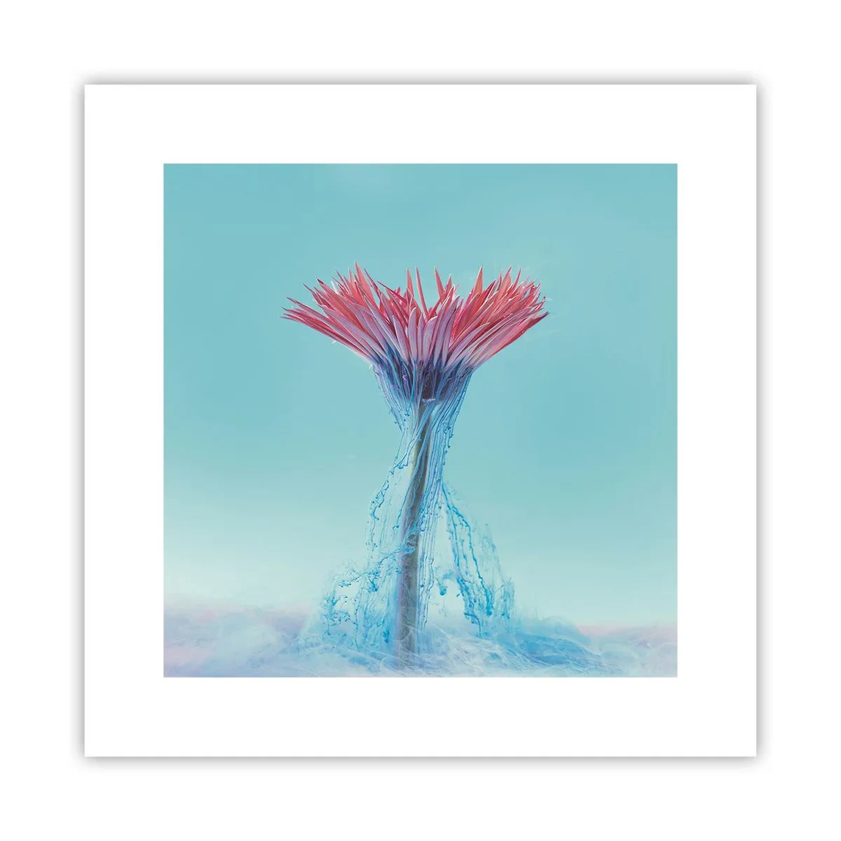 Affiche - Poster - Dans une étreinte vivifiante - 30x30 cm