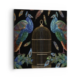 Impression sur toile - Image sur toile - En robes royales - 70x70 cm