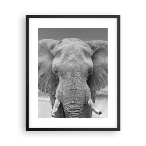 Affiche dans un cadre noir - Poster - Bienvenue dans mon monde - 40x50 cm