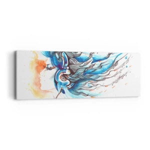 Impression sur toile - Image sur toile - Que la musique joue - 90x30 cm