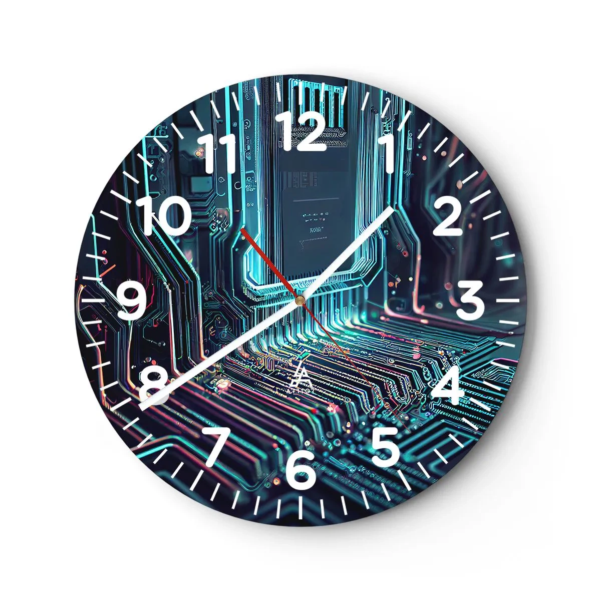 Horloge murale - Pendule murale - Je pense comme ça… - 40x40 cm