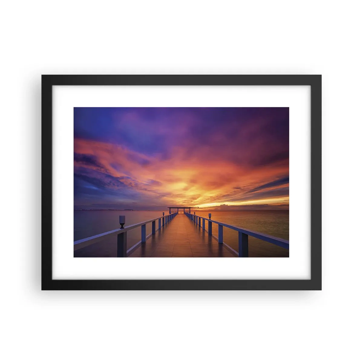 Affiche dans un cadre noir - Poster - Sans fin - 40x30 cm
