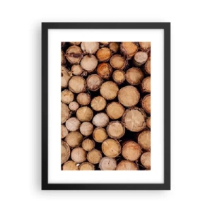 Affiche dans un cadre noir - Poster - Nouveau commencement - 30x40 cm