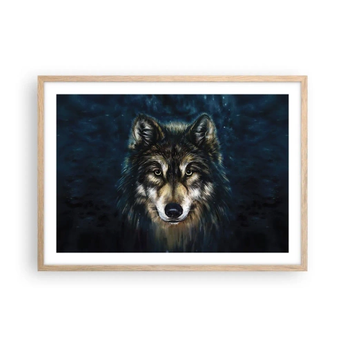 Affiche dans un chêne clair - Poster - Alpha? Et oméga - 70x50 cm