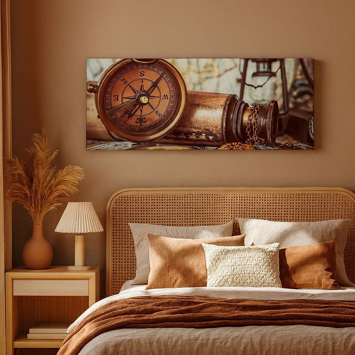 Impression sur toile - Image sur toile - Une aventure de pirates dans les Caraïbes vous attend - 100x40 cm