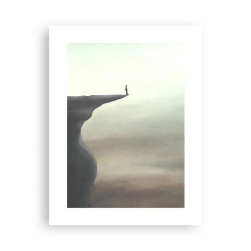 Affiche - Poster - Tout en haut, bien entendu! - 30x40 cm