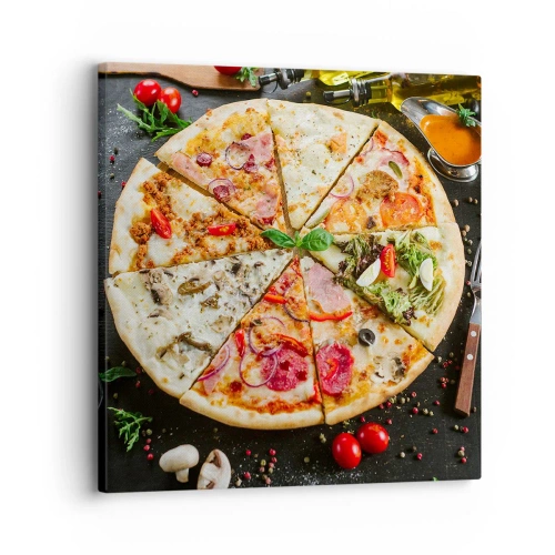 Impression sur toile - Image sur toile - Une gamme de saveurs - 30x30 cm