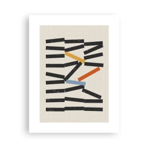 Affiche - Poster - Dominos – composition - 30x40 cm