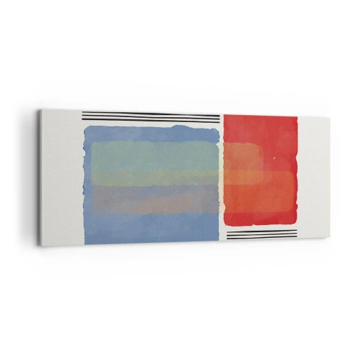 Impression sur toile - Image sur toile - Esprit et lettre de la géométrie - 100x40 cm