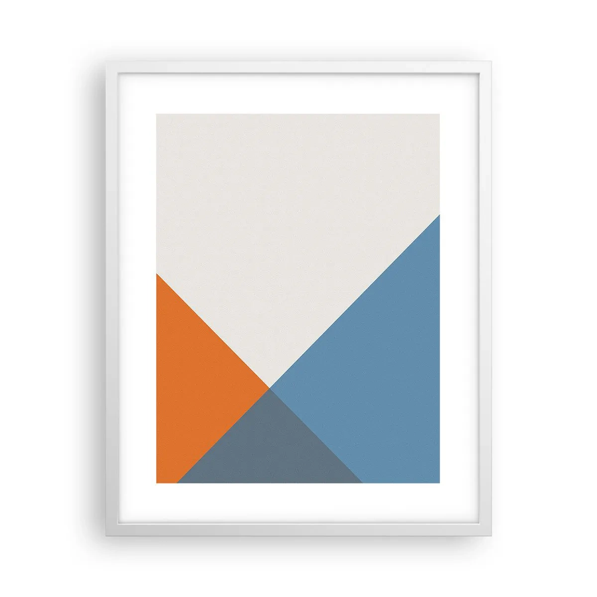 Affiche dans un cadre blanc - Poster - Sous cette angle.... - 40x50 cm