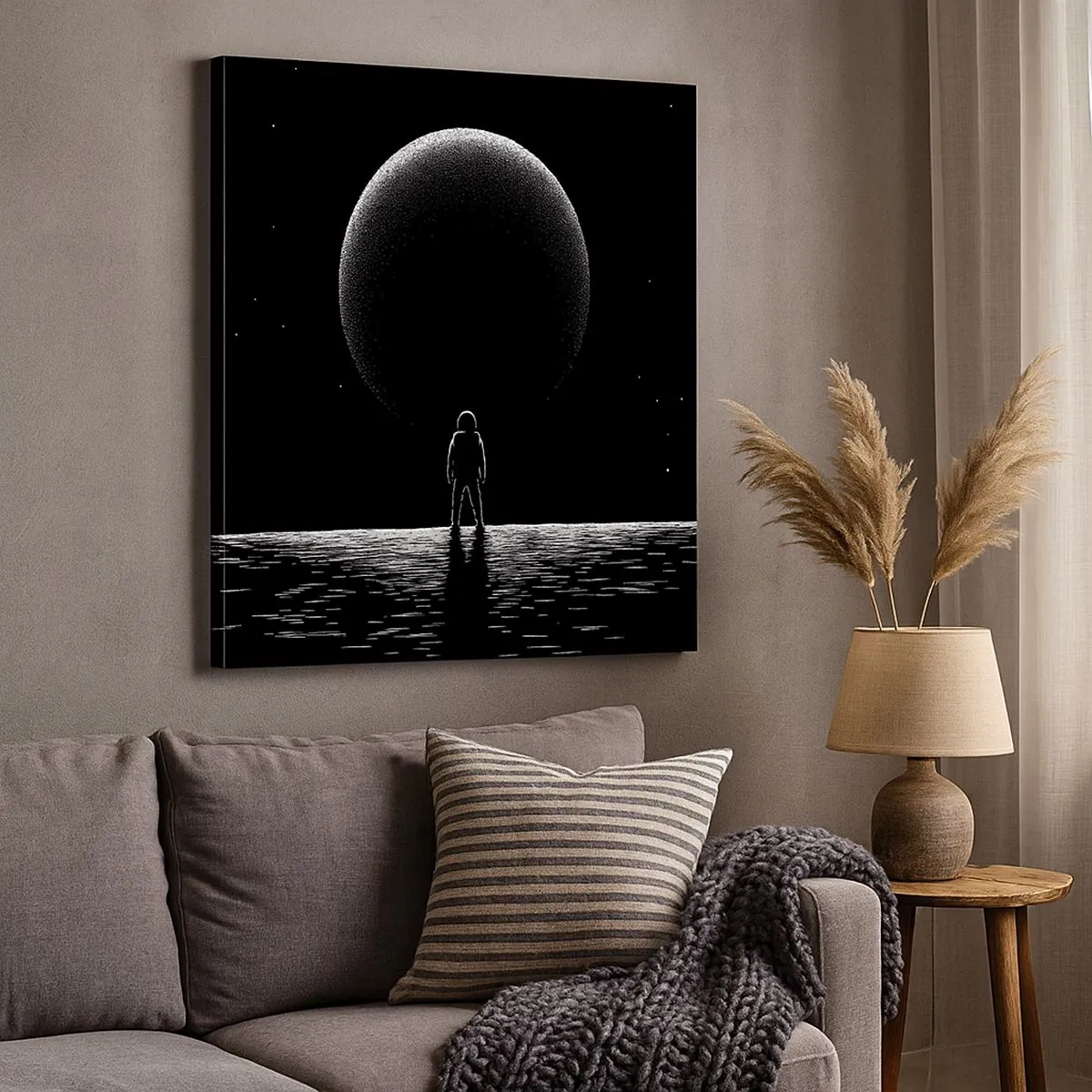 Impression sur toile - Image sur toile - Face à face - 30x30 cm