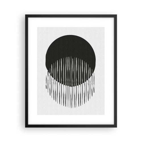 Affiche dans un cadre noir - Poster - Son alter ego - 40x50 cm