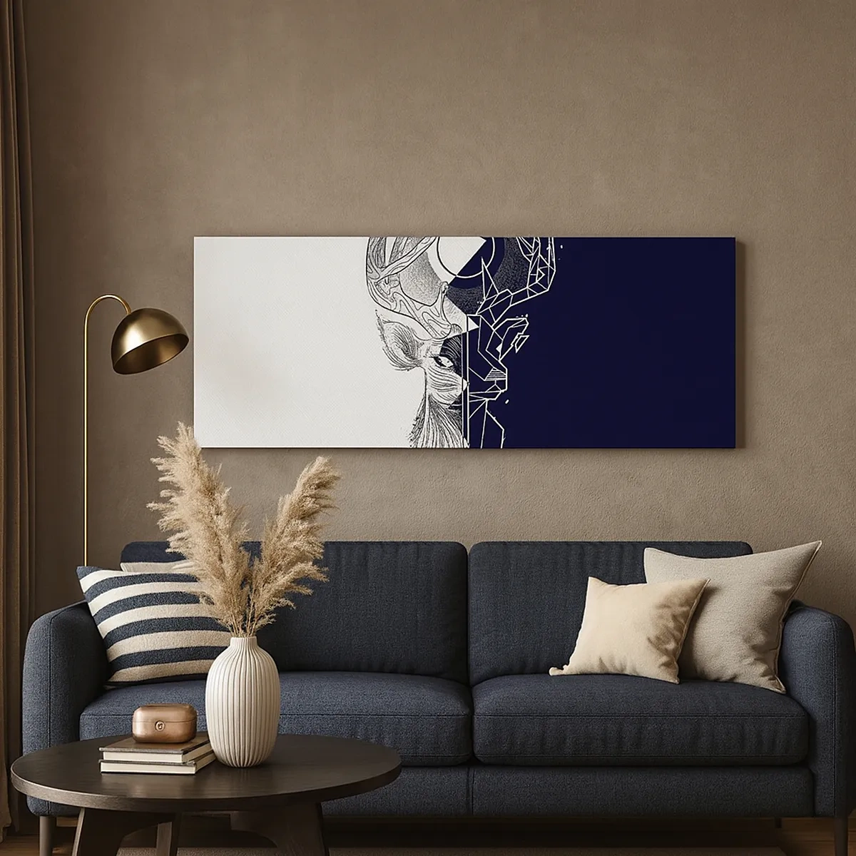 Impression sur toile - Image sur toile - La lutte et l'unité des contraires - 30x30 cm