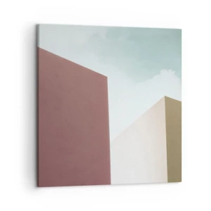 Impression sur toile - Image sur toile - La géométrie d'un été ensoleillé - 50x50 cm