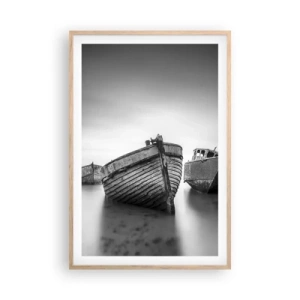 Affiche dans un chêne clair - Poster - Cùest déjà un souvenir... - 61x91 cm