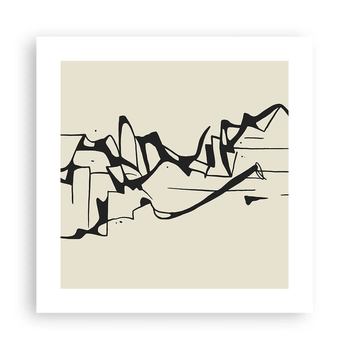 Affiche - Poster - Peut-être un paysage - 40x40 cm