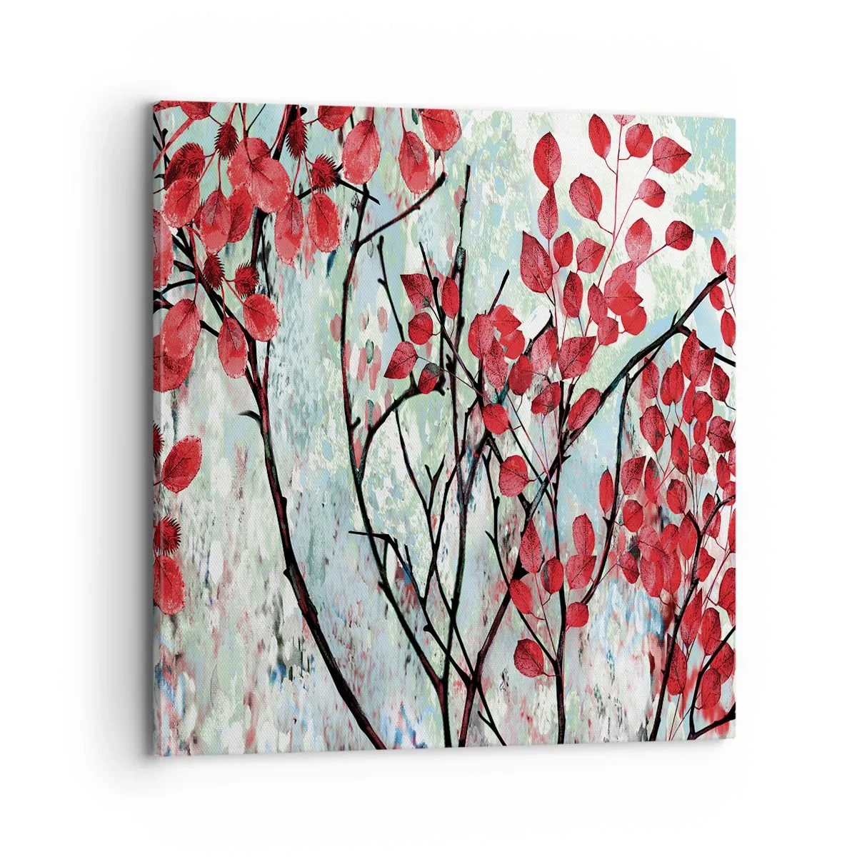 Impression sur toile - Image sur toile - Arbre en écarlate - 70x70 cm