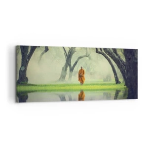 Impression sur toile - Image sur toile - En route vers l'illumination - 100x40 cm