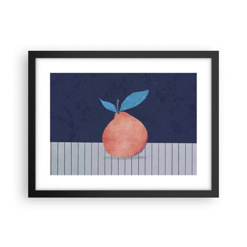 Affiche dans un cadre noir - Poster - Convexité et plan - 40x30 cm