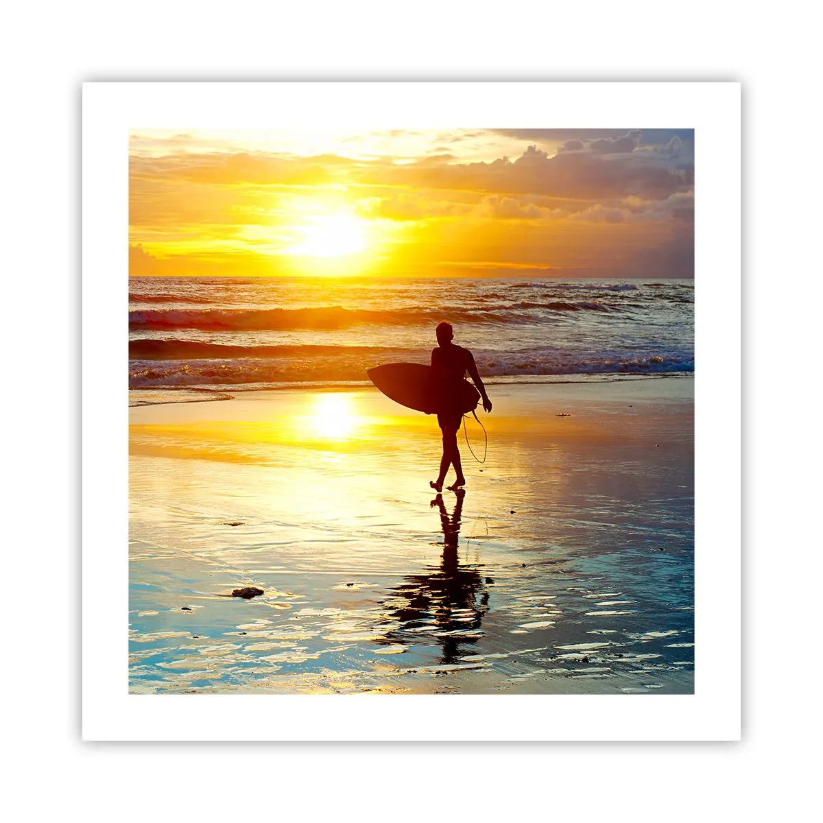 Affiche - Poster - Le retour du guerrier - 50x50 cm