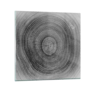 Impression sur verre - Image sur verre - Signe du temps - 50x50 cm