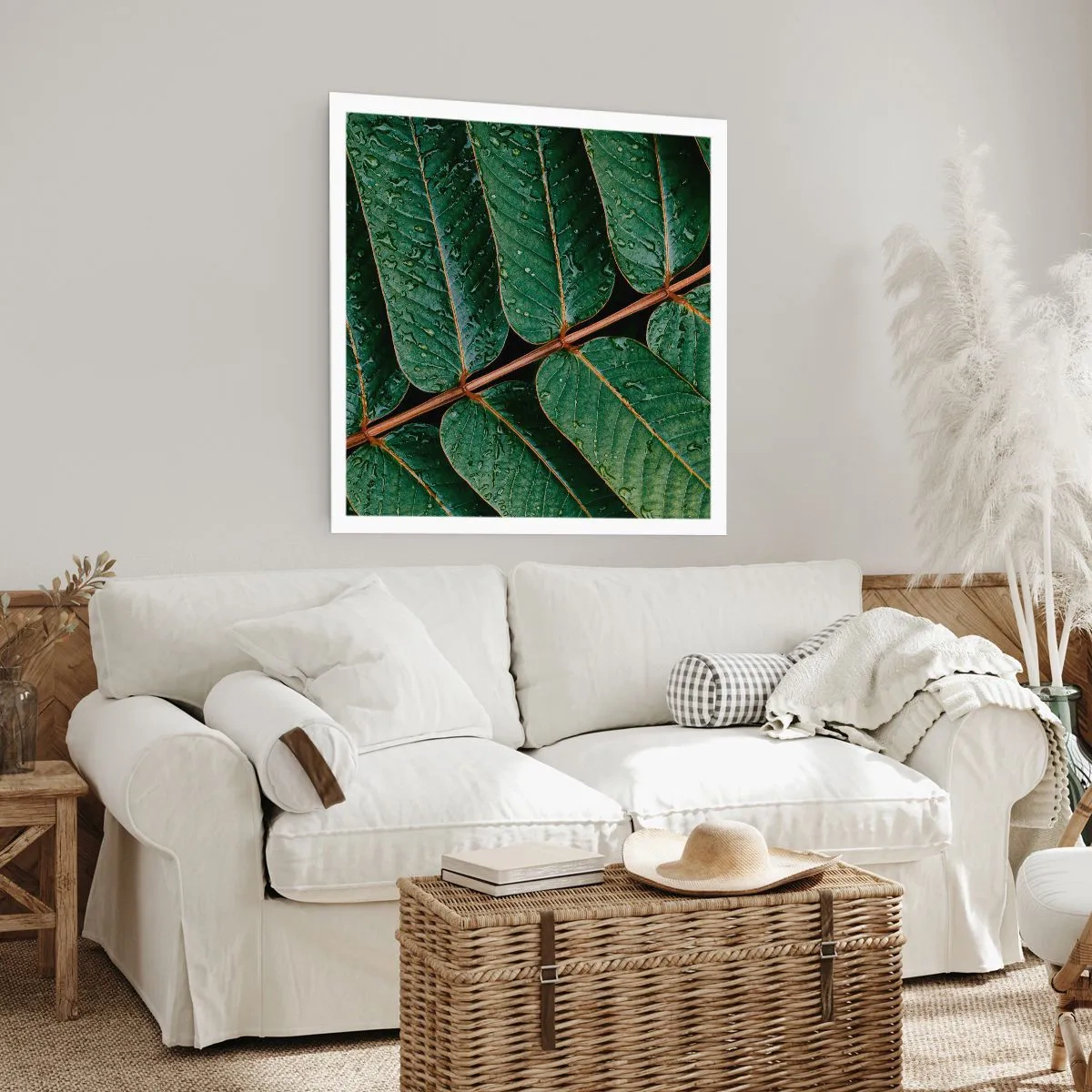 Affiche - Poster - Au rythme de la verdure - 50x50 cm