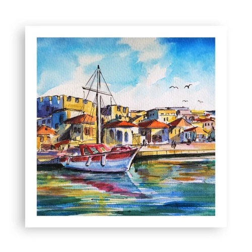 Affiche - Poster - Après-midi arc-en-ciel - 60x60 cm