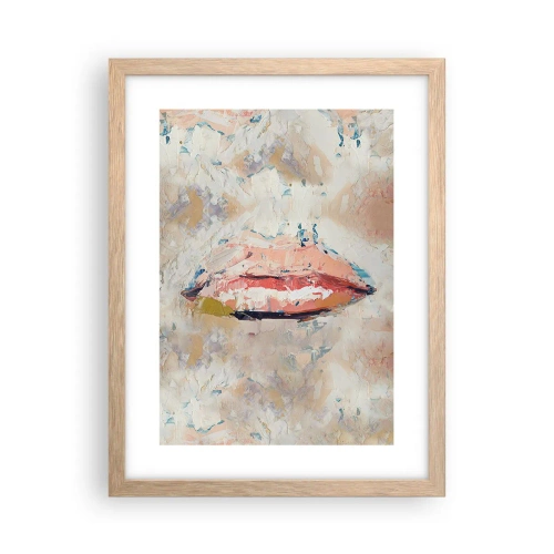 Affiche dans un chêne clair - Poster - Éveil la pensée - 30x40 cm