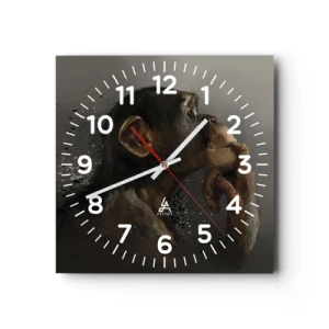 Horloge murale - Pendule murale - Certainement un penseur - 30x30 cm