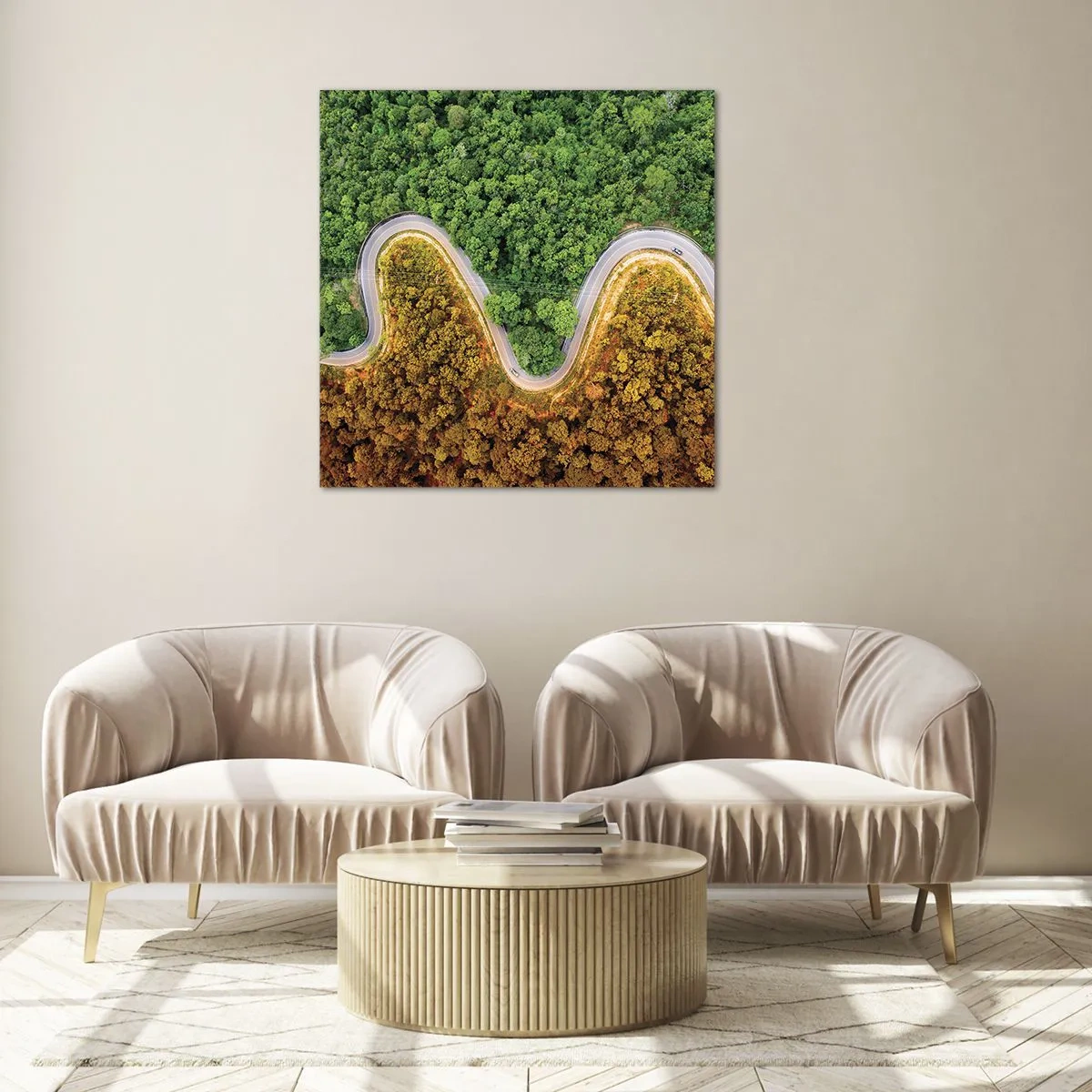 Impression sur verre - Image sur verre - Frontieres et differences - 60x60 cm