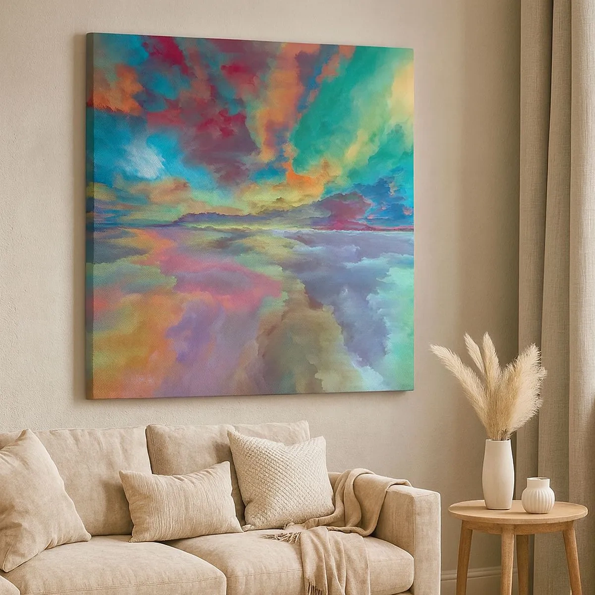 Impression sur toile - Image sur toile - Deux paradis - 30x30 cm