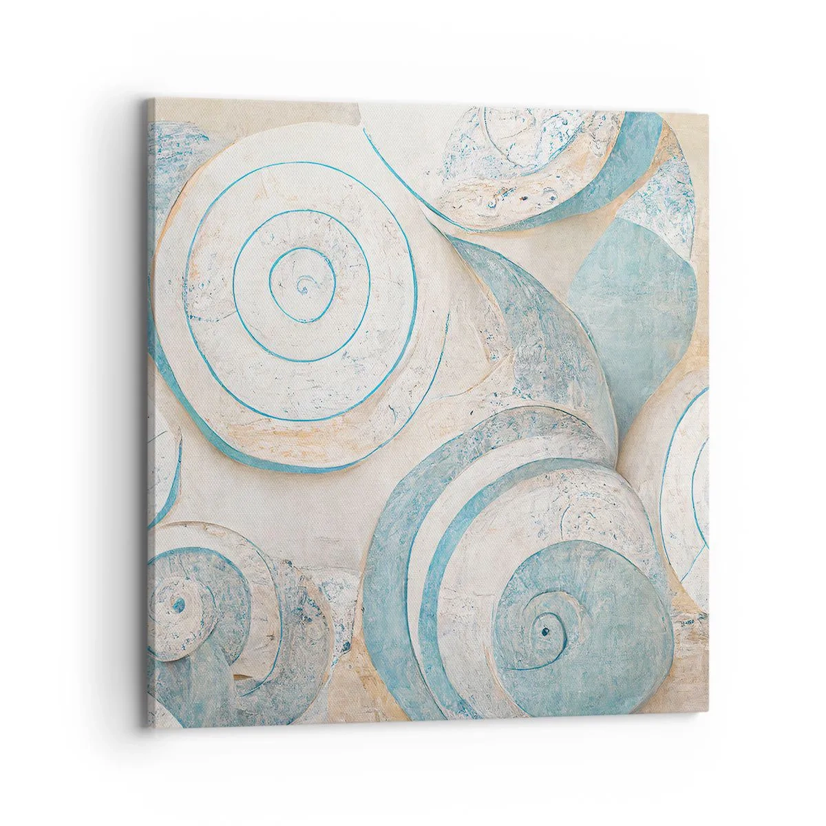 Impression sur toile - Image sur toile - Que cache la coque ? - 70x70 cm
