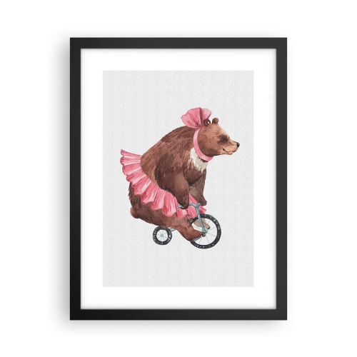 Affiche dans un cadre noir - Poster - Quel cirque ! - 30x40 cm